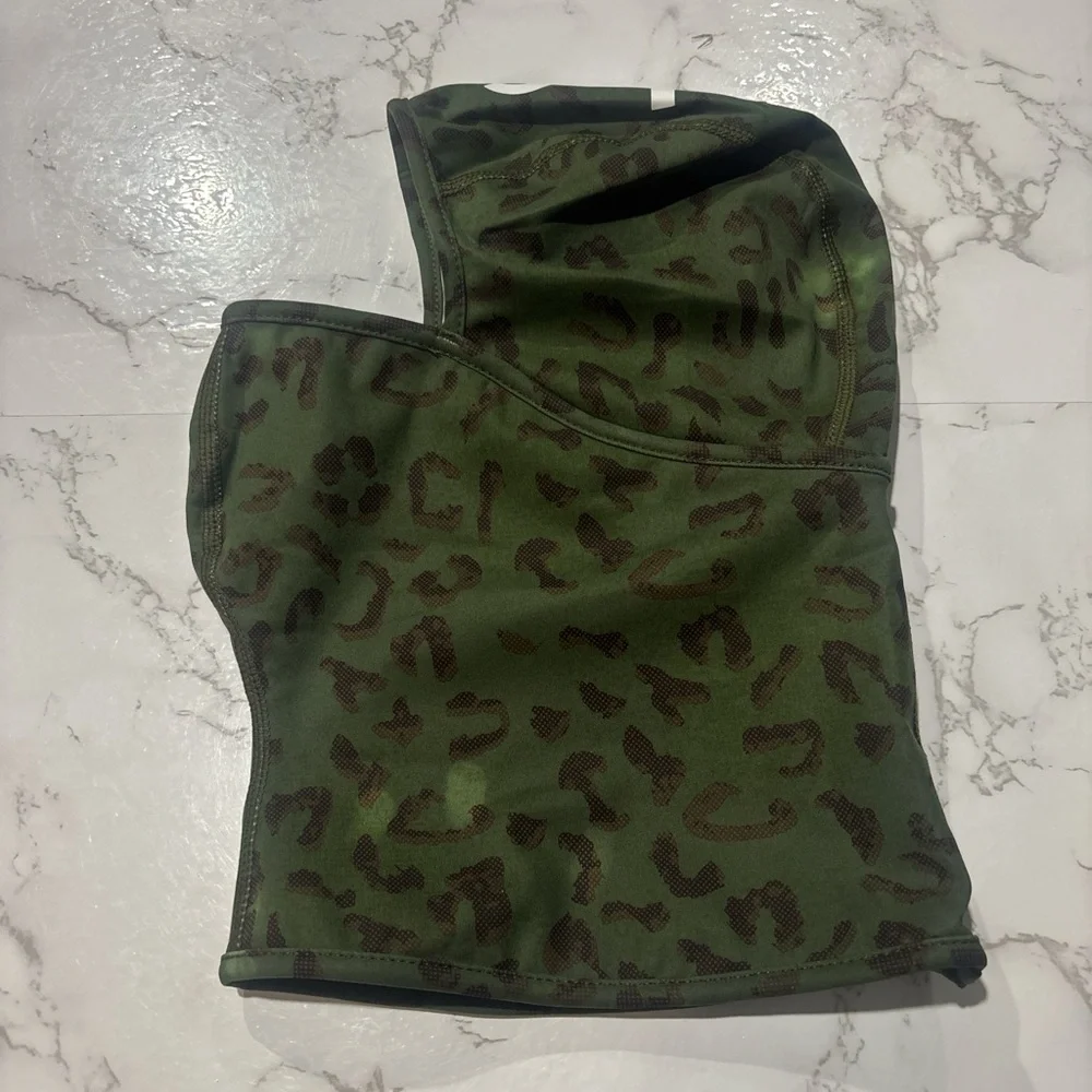 Supreme leopard reactive ski mask